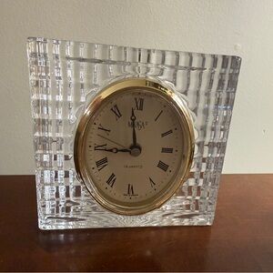 Mikasa Crystal Oval clock